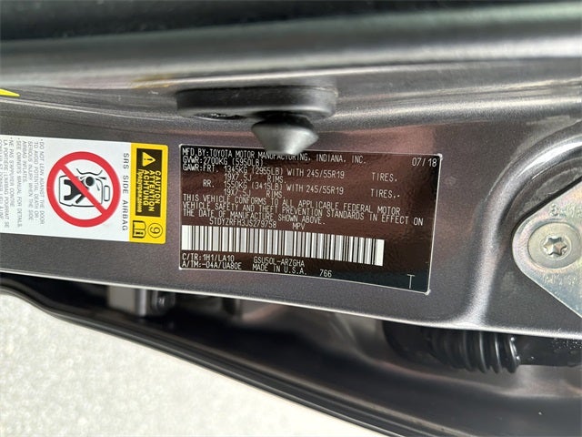 2018 Toyota Highlander Limited Platinum