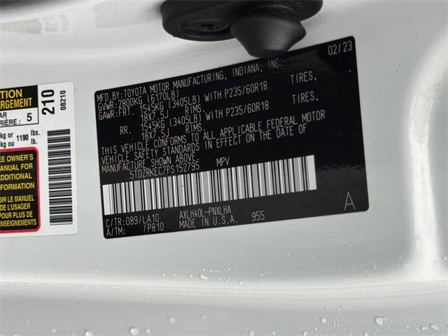 2023 Toyota Sienna Limited 7 Passenger