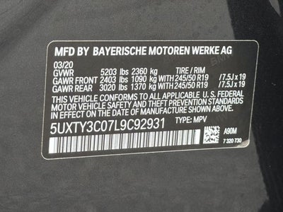 2020 BMW X3 sDrive30i