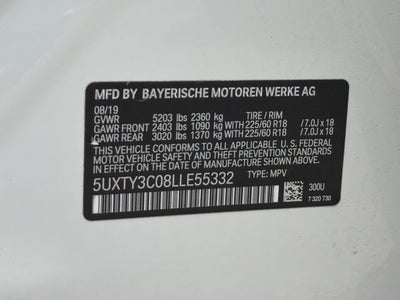 2020 BMW X3 sDrive30i