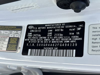 2015 Kia Optima SX Turbo