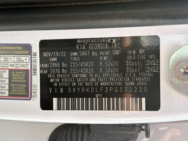 2023 Kia Sorento SX
