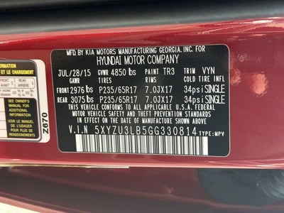 2016 Hyundai SANTA FE SPORT 2.4 Base