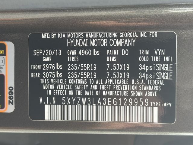 2014 Hyundai SANTA FE SPORT 2.0T
