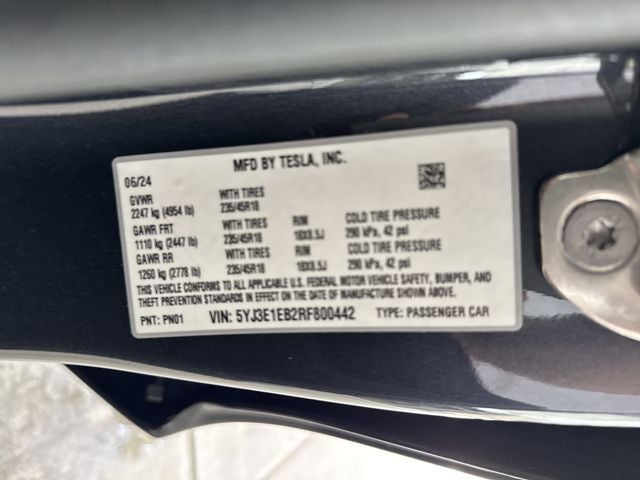 2024 Tesla Model 3 Long Range