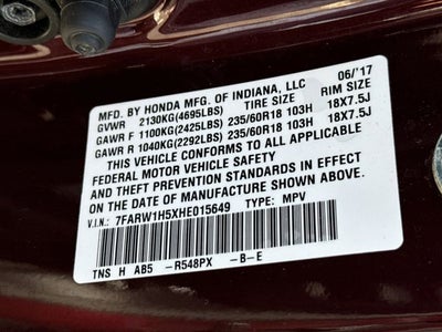 2017 Honda CR-V EX