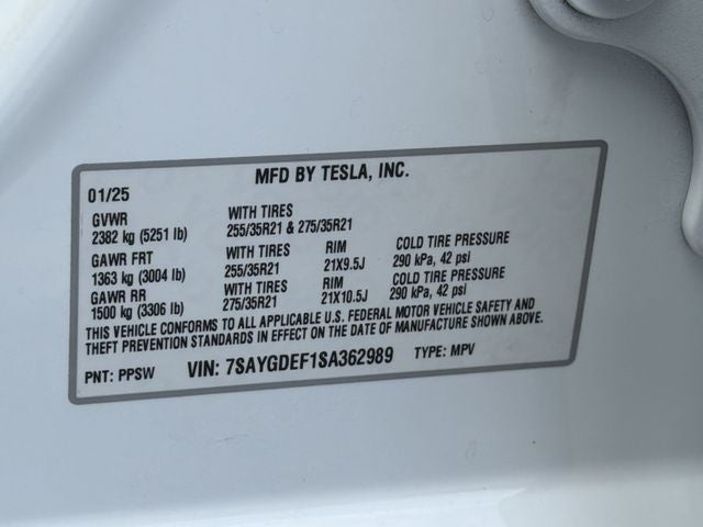 2025 Tesla Model Y Performance