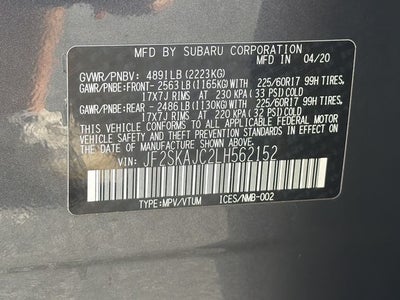 2020 Subaru Forester Premium