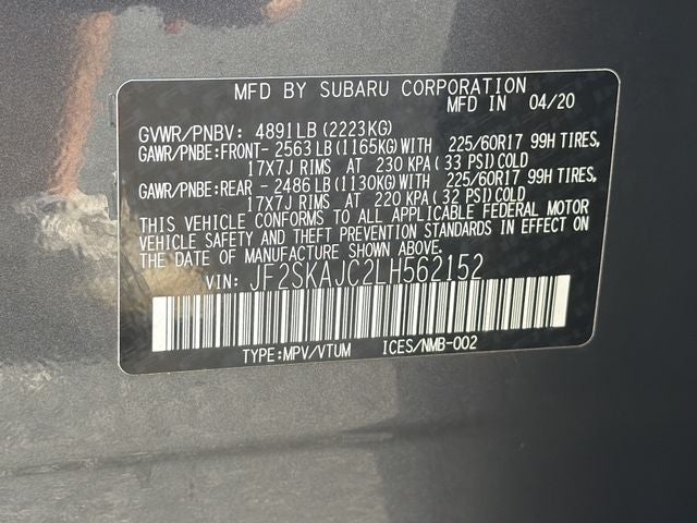 2020 Subaru Forester Premium
