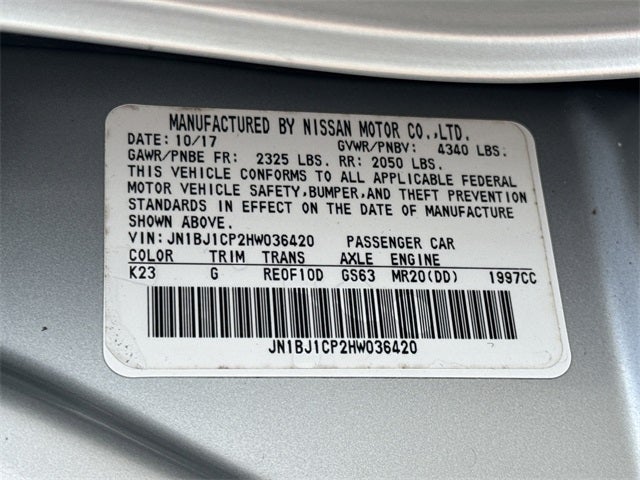 2017 Nissan Rogue Sport SL