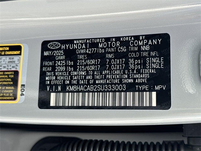 2025 Hyundai KONA SE