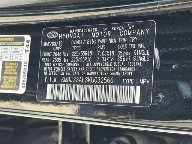 2019 Hyundai TUCSON SEL