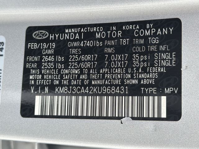 2019 Hyundai TUCSON Value
