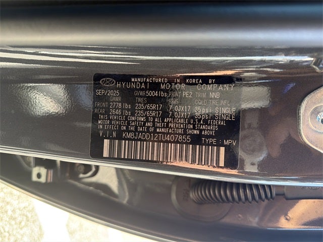 2026 Hyundai TUCSON HYBRID Blue