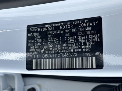 2026 Hyundai TUCSON HYBRID Blue