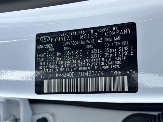 2026 Hyundai TUCSON HYBRID Blue