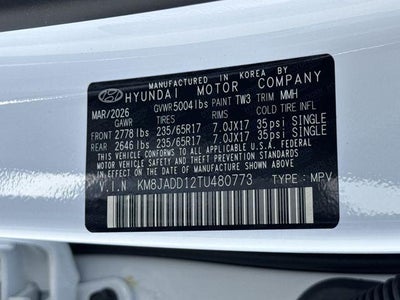 2026 Hyundai TUCSON HYBRID Blue