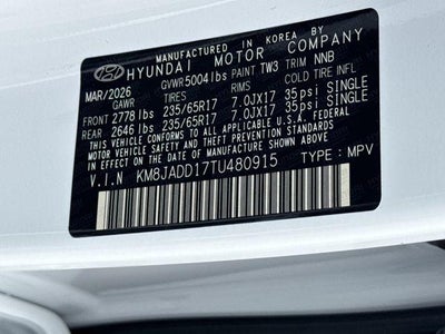 2026 Hyundai TUCSON HYBRID Blue