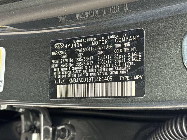 2026 Hyundai TUCSON HYBRID Blue