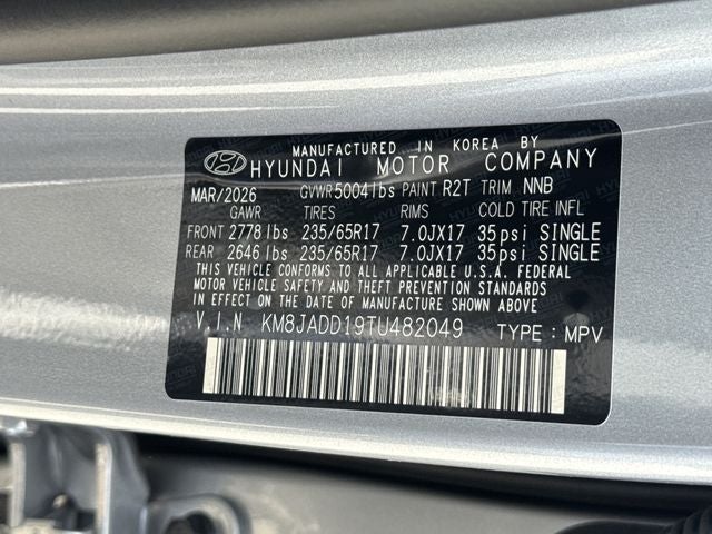 2026 Hyundai TUCSON HYBRID Blue