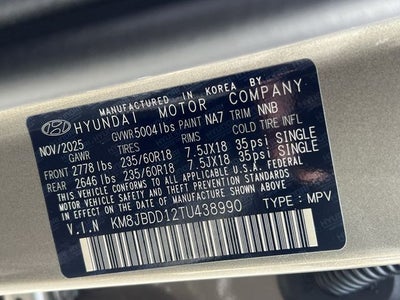 2026 Hyundai TUCSON HYBRID SEL AWD