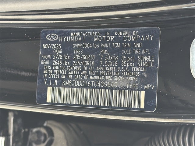 2026 Hyundai TUCSON HYBRID SEL AWD