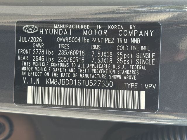 2026 Hyundai TUCSON HYBRID SEL AWD
