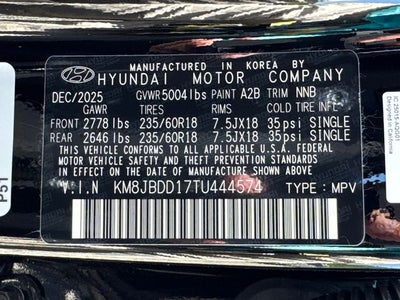 2026 Hyundai TUCSON HYBRID SEL AWD