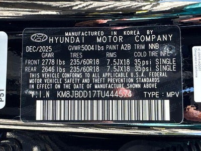 2026 Hyundai TUCSON HYBRID SEL AWD