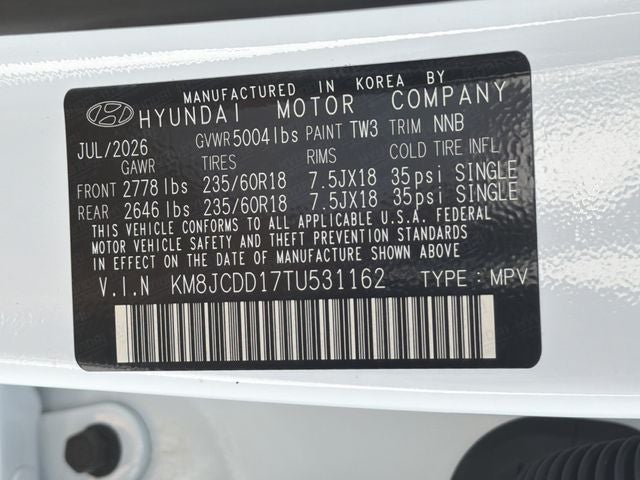 2026 Hyundai TUCSON HYBRID SEL Convenience