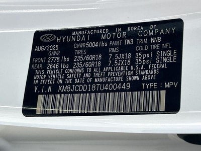 2026 Hyundai TUCSON HYBRID SEL Convenience