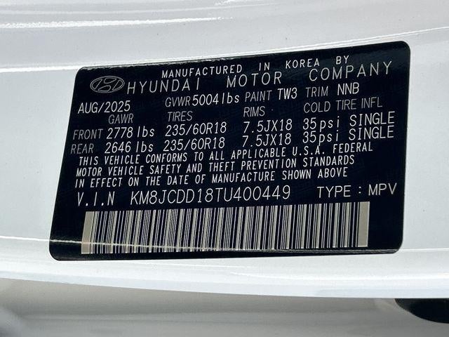2026 Hyundai TUCSON HYBRID SEL Convenience