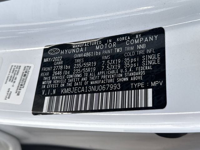 2022 Hyundai TUCSON HYBRID Limited