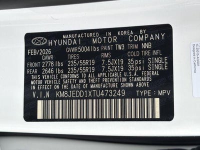 2026 Hyundai TUCSON HYBRID Limited