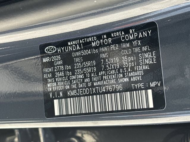 2026 Hyundai TUCSON HYBRID Limited