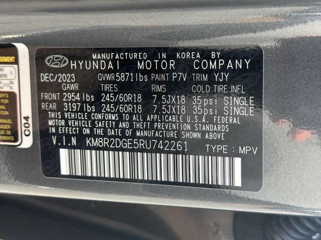2024 Hyundai PALISADE SEL 7 Passenger