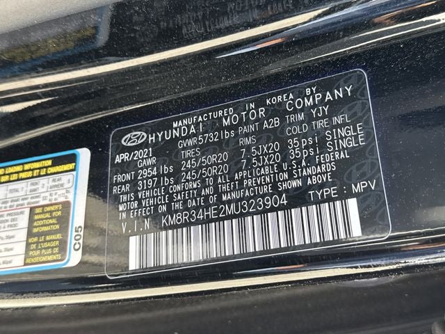 2021 Hyundai PALISADE SEL