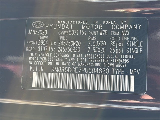 2023 Hyundai PALISADE Limited