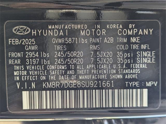 2025 Hyundai PALISADE Calligraphy Night Edition AWD