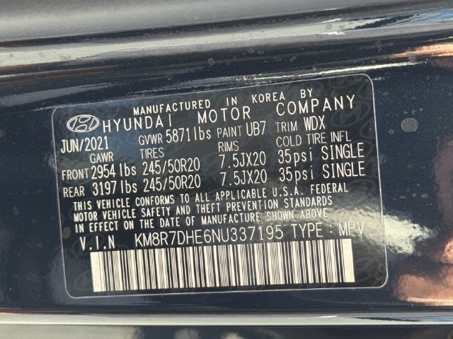 2022 Hyundai PALISADE Calligraphy