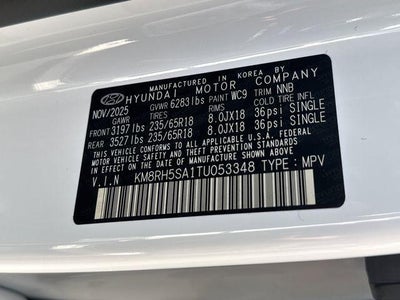 2026 Hyundai PALISADE HYBRID Blue SEL Premium 8P