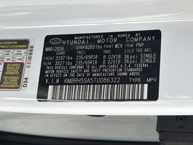 2026 Hyundai PALISADE HYBRID Blue SEL Premium 7P