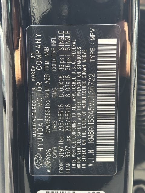 2027 Hyundai PALISADE HYBRID Blue SEL Premium 7P