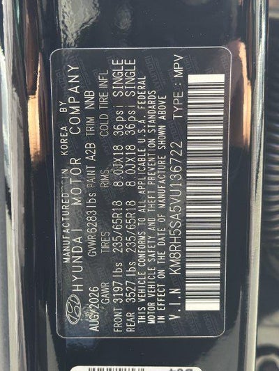 2027 Hyundai PALISADE HYBRID Blue SEL Premium 7P