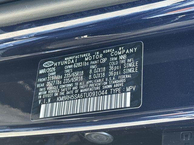 2026 Hyundai PALISADE HYBRID Blue SEL Premium 8P