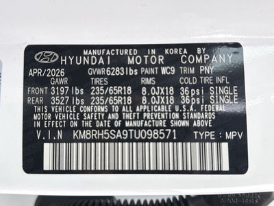 2026 Hyundai PALISADE HYBRID Blue SEL Premium 8P