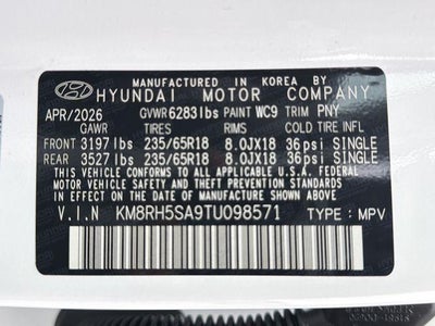 2026 Hyundai PALISADE HYBRID Blue SEL Premium 8P