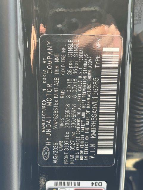 2027 Hyundai PALISADE HYBRID Blue SEL Premium 7P