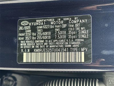 2026 Hyundai PALISADE XRT Pro