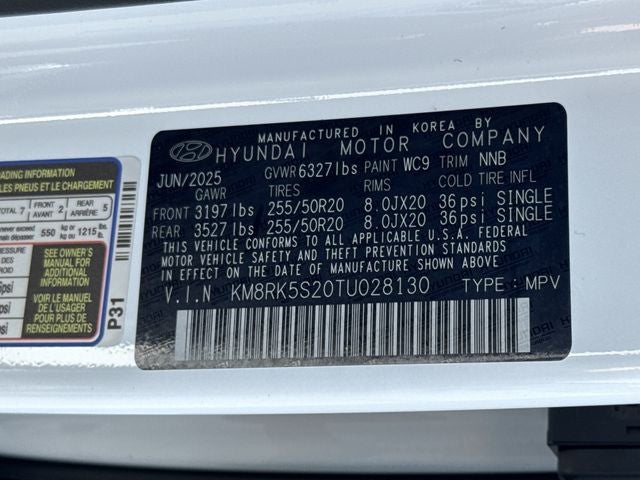 2026 Hyundai PALISADE Limited FWD